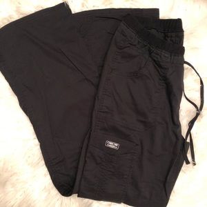 women’s black scrub pant